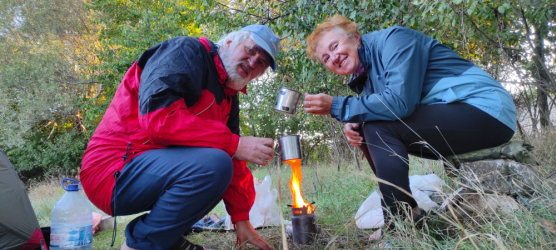 Утренний кофе, греемся